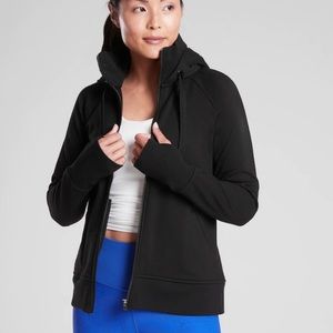 NWT Athleta Triumph Hoodie // Black - 1X